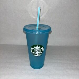 Starbucks Aqua Reusable Cold Cup Tumbler